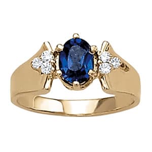 Color Rings Oval (1/8 ct. tw.) — View 1
