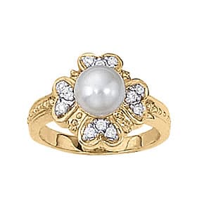 Color Rings Pearl (0.18 ct. tw.) — View 1