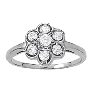 Cluster Floral Fashion Bands (0.4 ct. tw.) — View 1