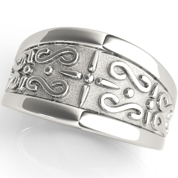 Gold Wedding Band — View 1