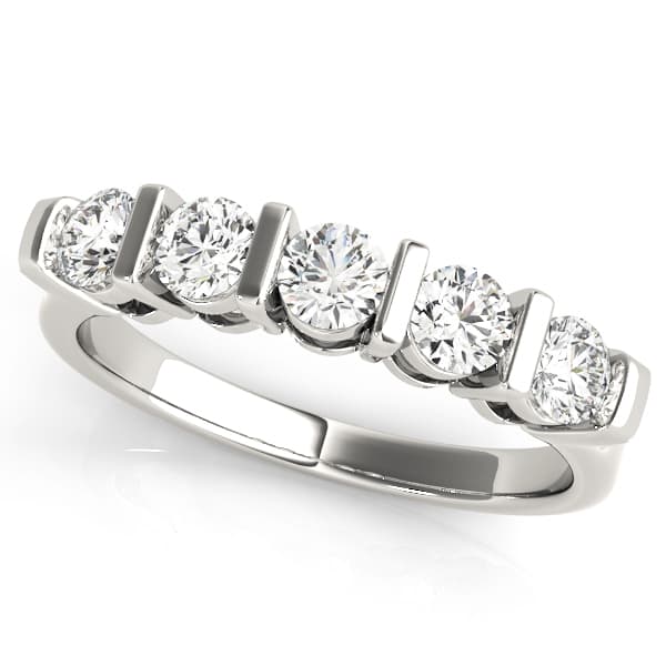 Bar Set Wedding Bands (3/4 ct. tw.) — View 1