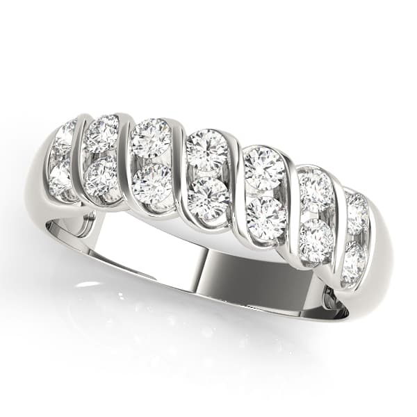 Wedding Bands S Bands — 1/2 CT (0.56 ct. tw.) — View 1