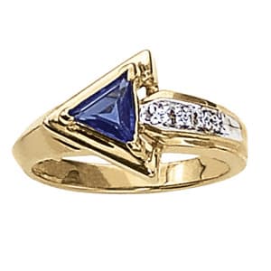 Color Rings Trillion (0.04 ct. tw.) — View 1