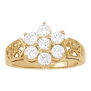 Cluster Fashion Rings (1.19 ct. tw.) — View 1