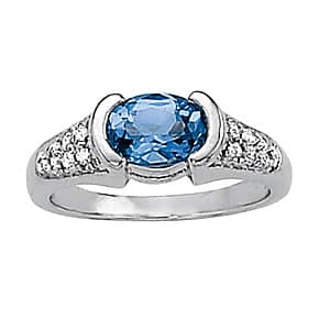 Color Rings Oval (0.16 ct. tw.) — View 1