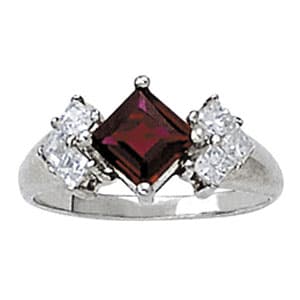 COLOR RINGS PRINCESS &amp; CUSHION (0.3 ct. tw.) — View 1