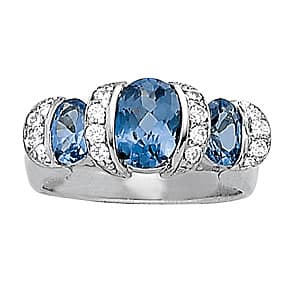 Color Rings Oval (1 ct. tw.) — View 1