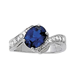 Color Rings Oval (1/8 ct. tw.) — View 1