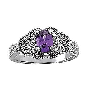 Color Rings Oval (1/8 ct. tw.) — View 1