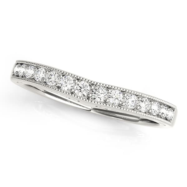 Wedding Bands Curved Bands (0.19 ct. tw.) — View 1
