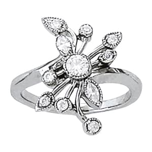Diamond Fashion Right Hand Rings (1/4 ct. tw.) — View 1