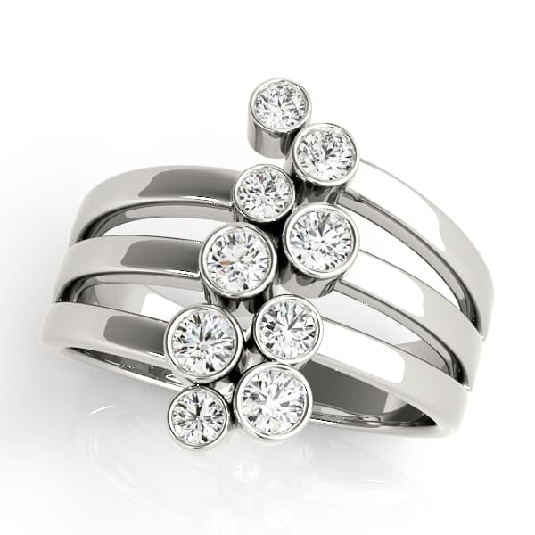 Diamond Fashion Right Hand Rings — 1/4 CT (1/4 ct. tw.) — View 1