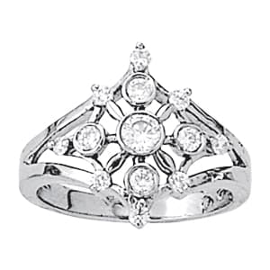 Bezel Set Right Hand Fashion Ring (0.28 ct. tw.) — View 1
