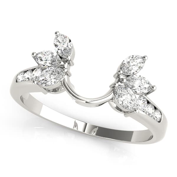 Nature Inspired Wraps &amp; Inserts Wedding Bands (0.42 ct. tw.) — View 1