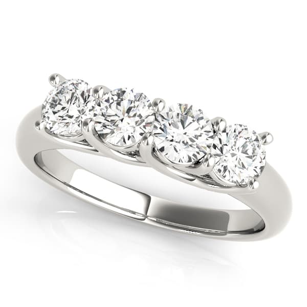 Prong Set Trellis Wedding Ring — 1 1/2 CT (1.48 ct. tw.) — View 1