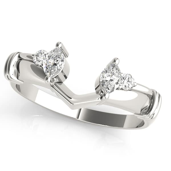 Wraps &amp; Insert Wedding Band (0.28 ct. tw.) — View 1
