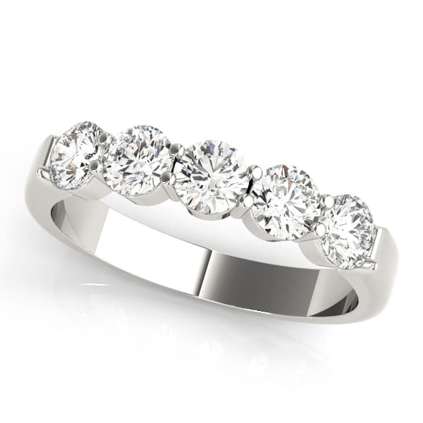 Prong Set Wedding Band — 1 CT (1 ct. tw.) — View 1