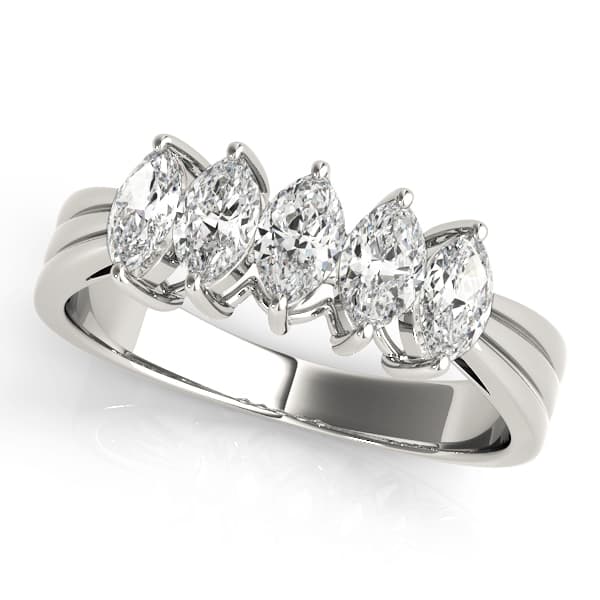 Wedding Bands Fancy Shape Marquise (1 ct. tw.) — View 1