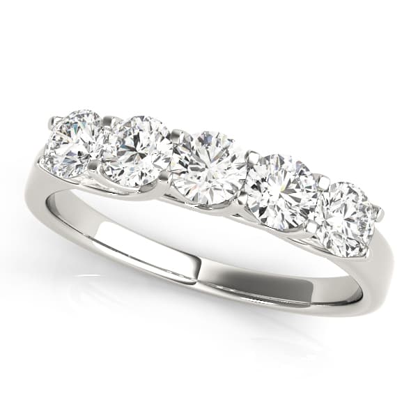 Wedding Bands Prong Set (1 ct. tw.) — View 1