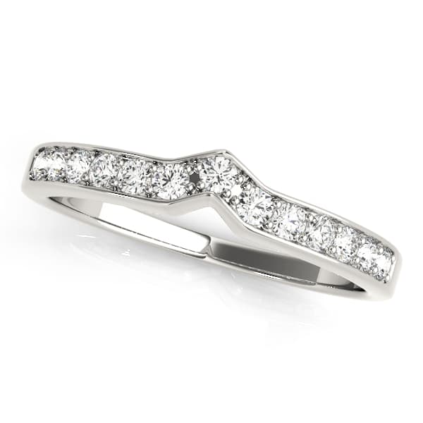 Wedding Bands Curved Bands (0.18 ct. tw.) — View 1