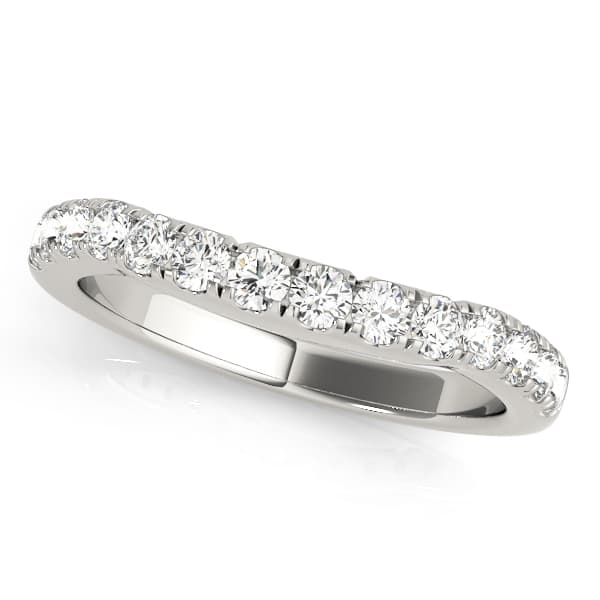 Wedding Bands Curved Bands — D (1/3 ct. tw.) — View 1