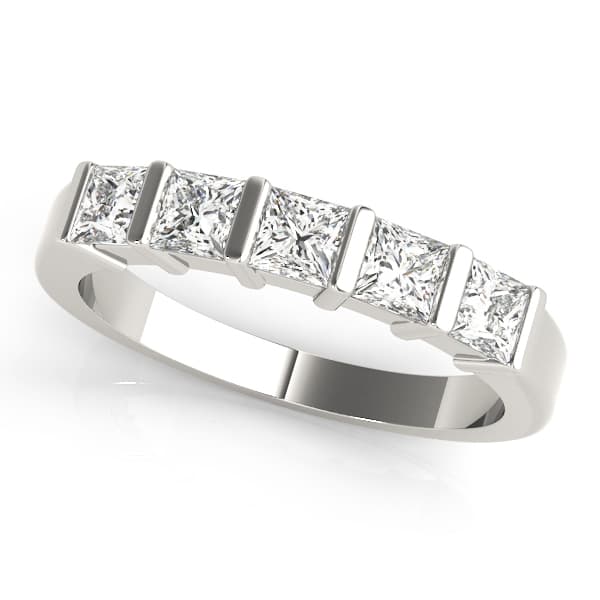 Wedding Bands Fancy Shape Princess — 2.5 MM (1/2 ct. tw.) — View 1
