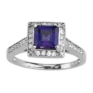 COLOR RINGS PRINCESS &amp; CUSHION (0.28 ct. tw.) — View 1