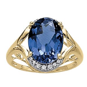 Color Rings Oval (1/8 ct. tw.) — View 1