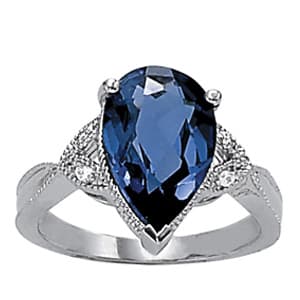 Color Rings Pear (0.04 ct. tw.) — View 1