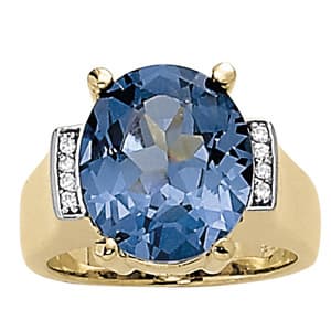 Color Rings Oval (0.06 ct. tw.) — View 1