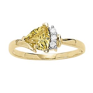 Trillion Cut Color Rings (0.06 ct. tw.) — View 1