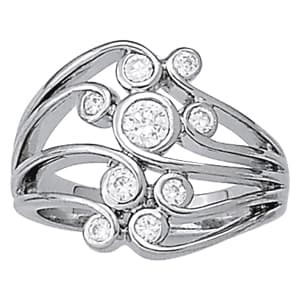 Diamond Fashion Right Hand Rings (0.3 ct. tw.) — View 1