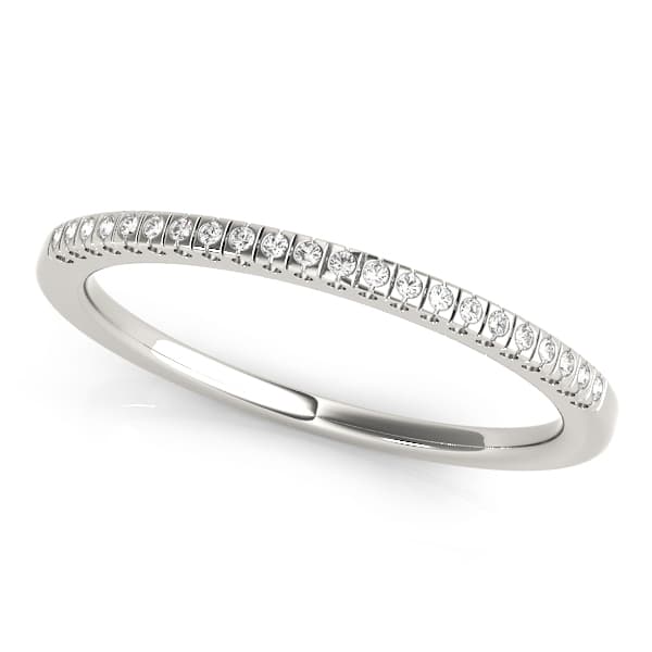 Wedding Bands Prong Set (1/8 ct. tw.) — View 1