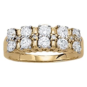 Diamond Fashion Pyramid Rings (1 1/8 ct. tw.) — View 1