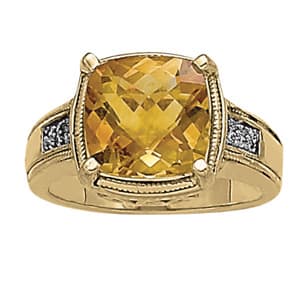 COLOR RINGS PRINCESS &amp; CUSHION (0.06 ct. tw.) — View 1