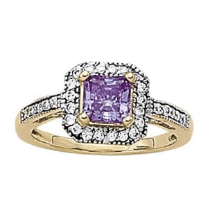 COLOR RINGS PRINCESS &amp; CUSHION (0.28 ct. tw.) — View 1