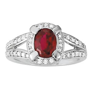 Color Rings Oval (0.3 ct. tw.) — View 1