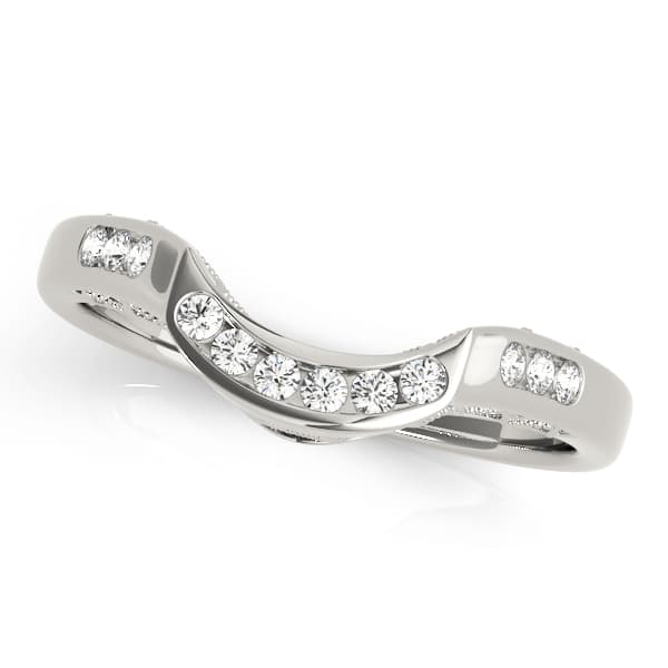 Wedding Bands Curved Bands (0.09 ct. tw.) — View 1