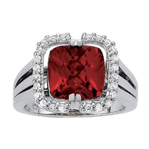 COLOR RINGS PRINCESS &amp; CUSHION (1/4 ct. tw.) — View 1
