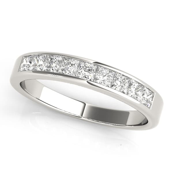 Channel Set Fancy Shape Wedding Rings — 1.8 (1/3 ct. tw.) — View 1