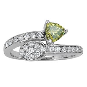 Trillion Cluster Color Ring (0.31 ct. tw.) — View 1