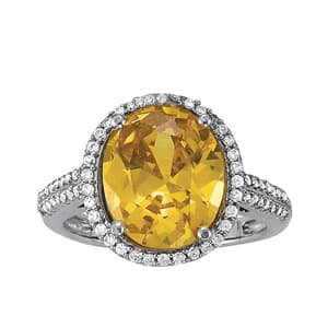 Color Rings Oval (0.44 ct. tw.) — View 1