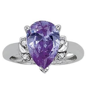 Color Rings Pear (0.06 ct. tw.) — View 1