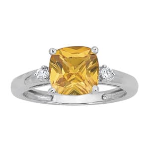 Cushion Cut Color Fashion Ring (0.06 ct. tw.) — View 1