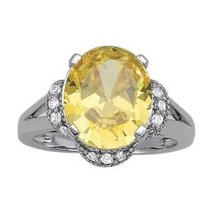 Color Rings Oval (1/8 ct. tw.) — View 1