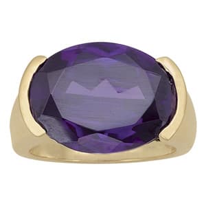 Oval Shaped Color Rings — View 1