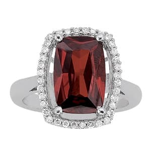 Emerald Shaped Color Rings (0.18 ct. tw.) — View 1