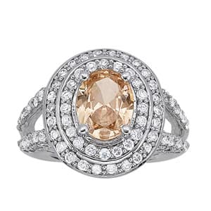 Color Rings Oval (3/4 ct. tw.) — View 1