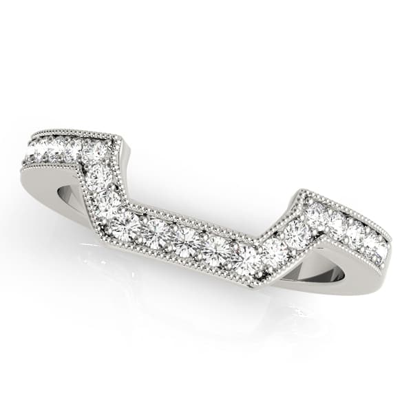 Wedding Bands Curved Bands (0.19 ct. tw.) — View 1