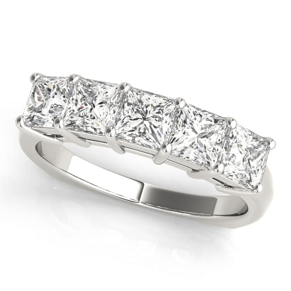 Wedding Bands Fancy Shape Princess — 1 1/2 CT (1.3 ct. tw.) — View 1